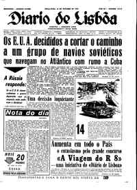 Terça, 23 de Outubro de 1962 (2ª edição)