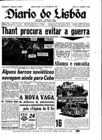 Quinta, 25 de Outubro de 1962 (1ª edição)