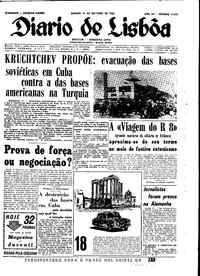 Sábado, 27 de Outubro de 1962 (1ª edição)