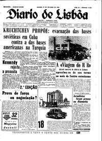 Sábado, 27 de Outubro de 1962 (3ª edição)