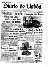 Sábado, 27 de Outubro de 1962 (4ª edição)