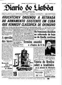 Domingo, 28 de Outubro de 1962 (1ª edição)