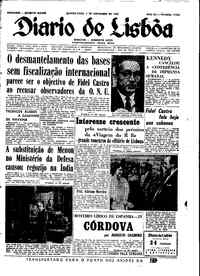 Quinta,  1 de Novembro de 1962 (2ª edição)