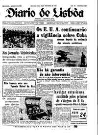 Segunda,  5 de Novembro de 1962