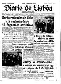 Sábado, 10 de Novembro de 1962 (1ª edição)