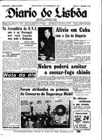 Quarta, 21 de Novembro de 1962