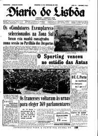 Domingo, 25 de Novembro de 1962