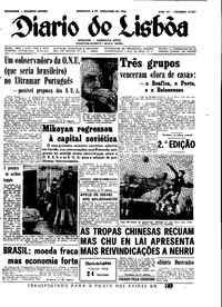 Domingo,  2 de Dezembro de 1962 (2ª edição)