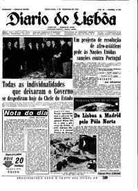 Terça,  4 de Dezembro de 1962 (2ª edição)