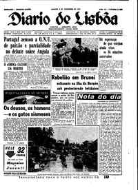 Sábado,  8 de Dezembro de 1962 (1ª edição)