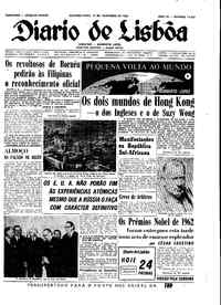 Segunda, 10 de Dezembro de 1962 (1ª edição)