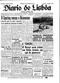 Domingo, 23 de Dezembro de 1962 (2ª edição)