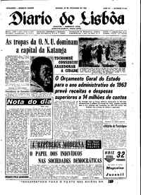 Sábado, 29 de Dezembro de 1962 (1ª edição)