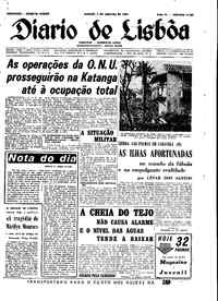 Sábado,  5 de Janeiro de 1963 (1ª edição)