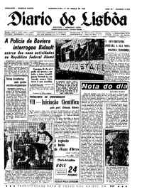 Segunda, 11 de Março de 1963