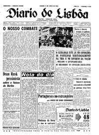 Sábado,  6 de Abril de 1963 (1ª edição)