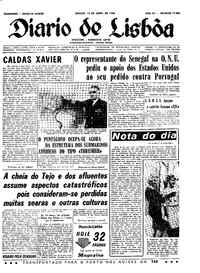 Sábado, 13 de Abril de 1963 (1ª edição)