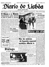 Quinta, 18 de Abril de 1963