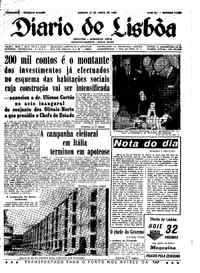 Sábado, 27 de Abril de 1963 (1ª edição)