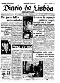 Sábado,  4 de Maio de 1963 (1ª edição)