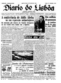 Quinta,  6 de Junho de 1963