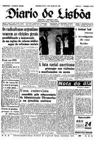 Segunda,  8 de Julho de 1963 (1ª edição)