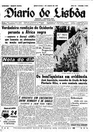 Quinta,  1 de Agosto de 1963 (1ª edição)