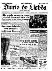 Sábado,  3 de Agosto de 1963 (2ª edição)