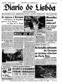 Quarta,  9 de Outubro de 1963 (2ª edição)