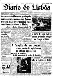 Sábado, 12 de Outubro de 1963 (1ª edição)