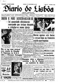 Sábado,  2 de Novembro de 1963 (2ª edição)