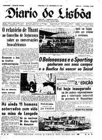 Domingo,  3 de Novembro de 1963 (2ª edição)