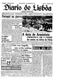 Segunda, 11 de Novembro de 1963 (1ª edição)