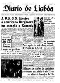 Sábado, 16 de Novembro de 1963 (1ª edição)