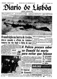 Segunda, 25 de Novembro de 1963 (1ª edição)