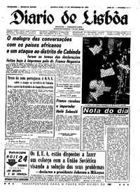 Quarta, 27 de Novembro de 1963 (1ª edição)