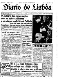 Quarta, 27 de Novembro de 1963 (3ª edição)