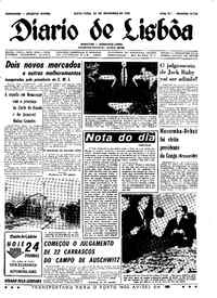 Sexta, 20 de Dezembro de 1963 (1ª edição)