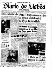 Segunda,  6 de Janeiro de 1964