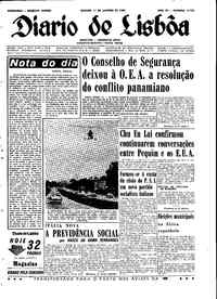 Sábado, 11 de Janeiro de 1964