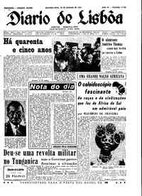 Segunda, 20 de Janeiro de 1964 (1ª edição)