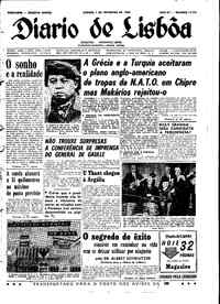 Sábado,  1 de Fevereiro de 1964 (1ª edição)