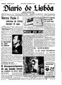 Sexta,  6 de Março de 1964 (1ª edição)