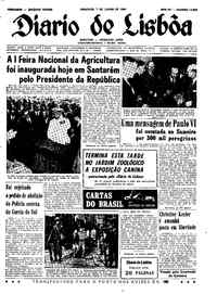 Domingo,  7 de Junho de 1964 (1ª edição)