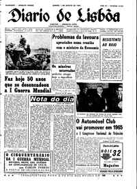 Sábado,  1 de Agosto de 1964 (2ª edição)