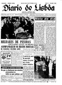 Quinta,  3 de Setembro de 1964 (1ª edição)