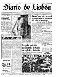 Quarta, 23 de Setembro de 1964 (2ª edição)