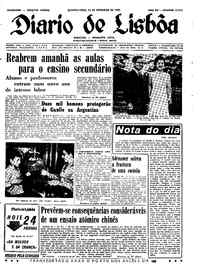 Quarta, 30 de Setembro de 1964 (1ª edição)