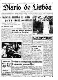 Quarta, 30 de Setembro de 1964 (2ª edição)