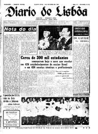 Quinta,  1 de Outubro de 1964